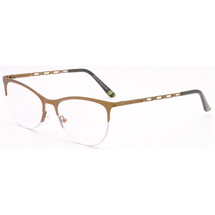 Dachuan Optical DRM368007 China Supplier Half Rim Metal Reading Glasses With Metal Legs (15)